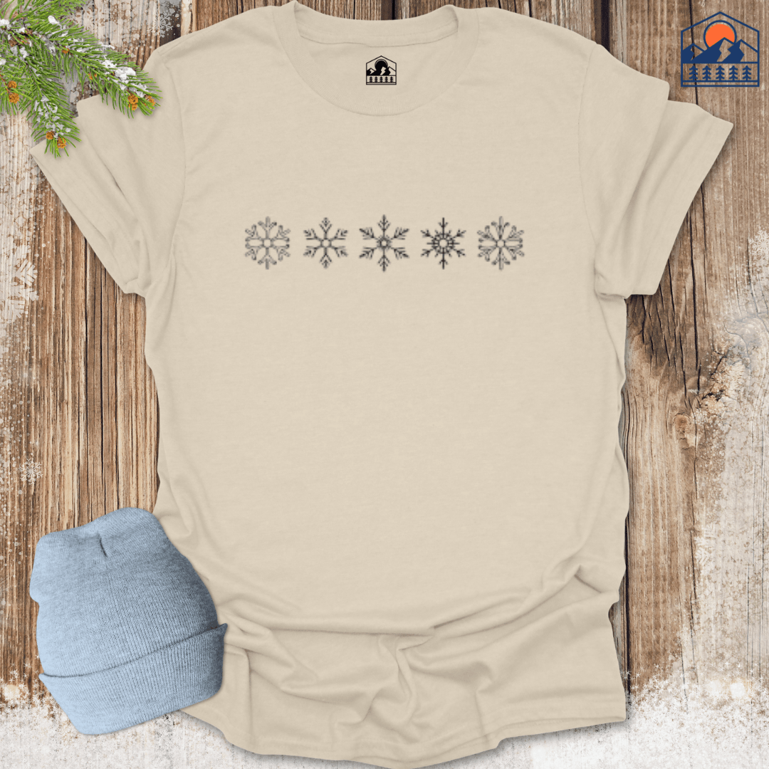 Snowflakes Black - HavenSummit