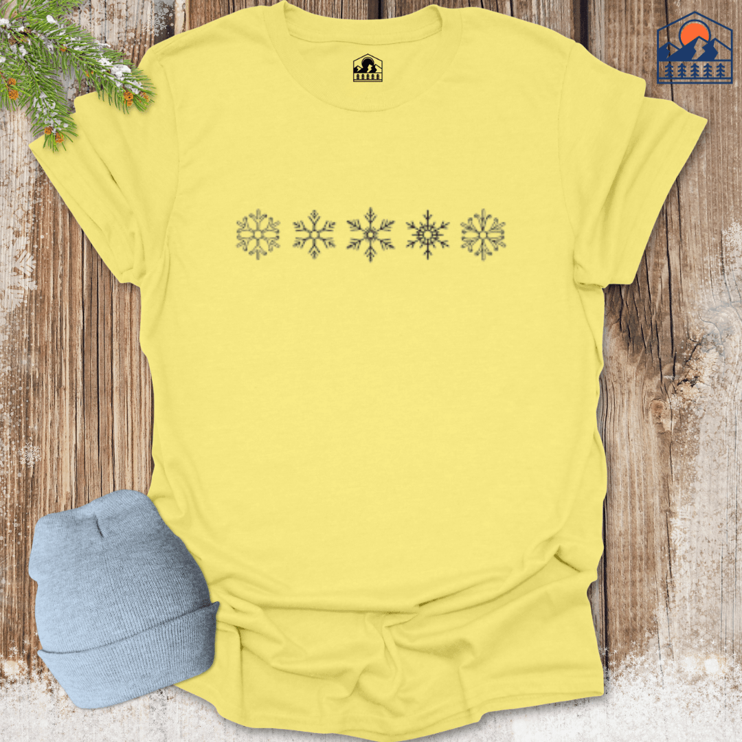 Snowflakes Black - HavenSummit