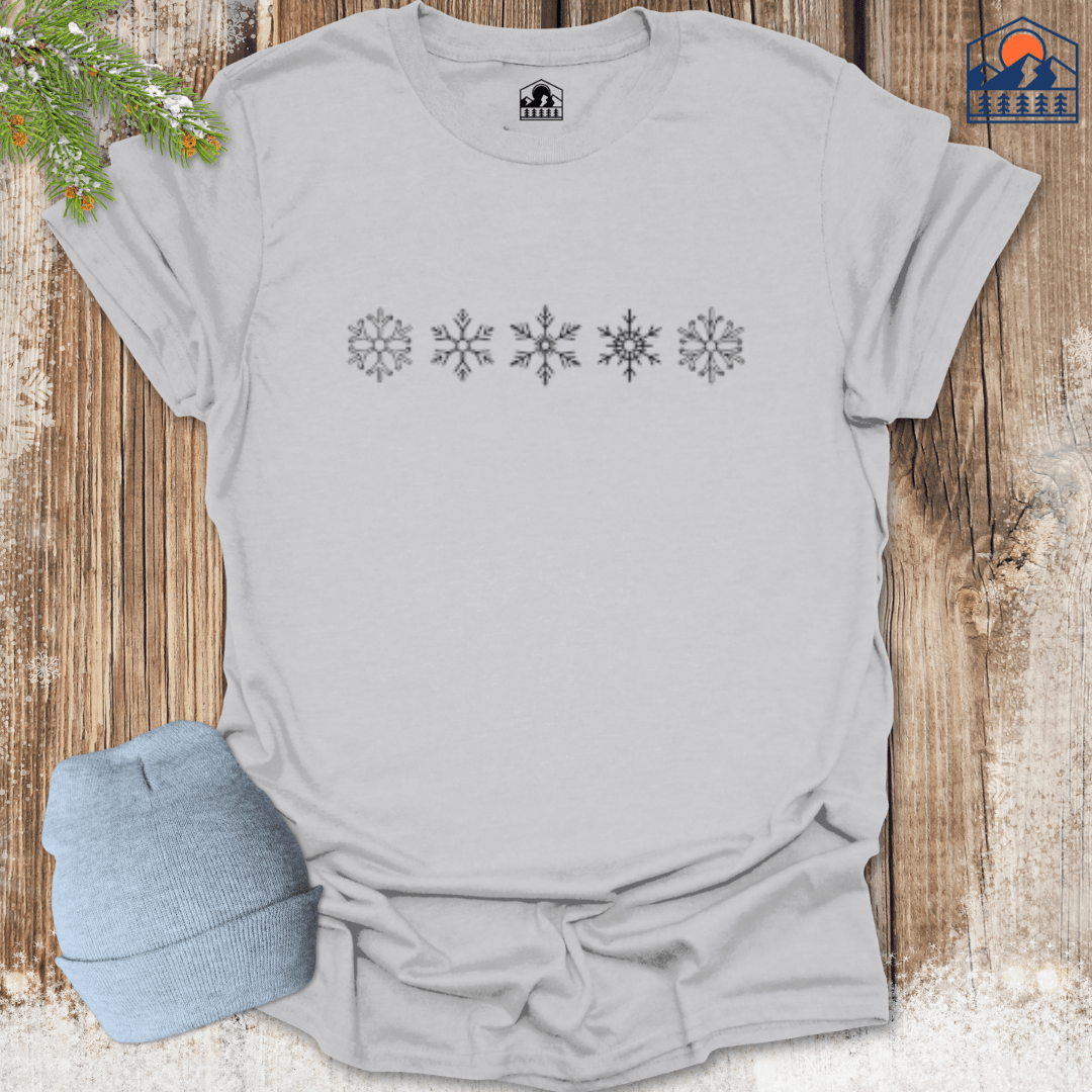 Snowflakes Black - HavenSummit