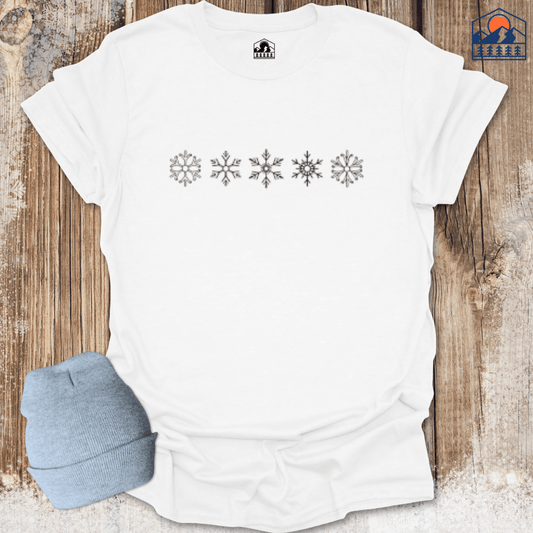 Snowflakes Black - HavenSummit