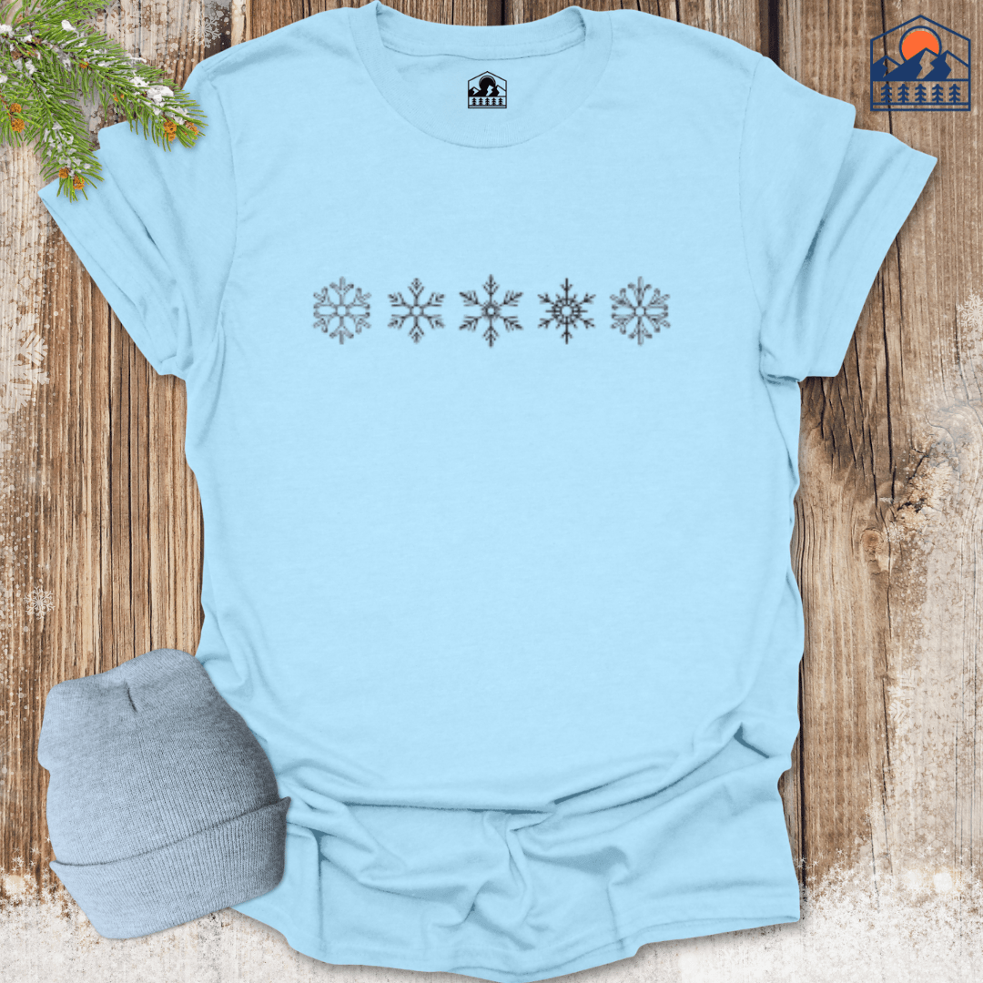 Snowflakes Black - HavenSummit
